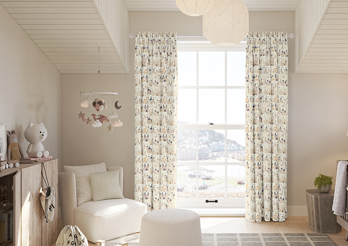 Magic Castle, Stone - Made to Measure Curtains - Image 3